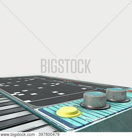Sampler Box Isolated On White Background 3d Illustration