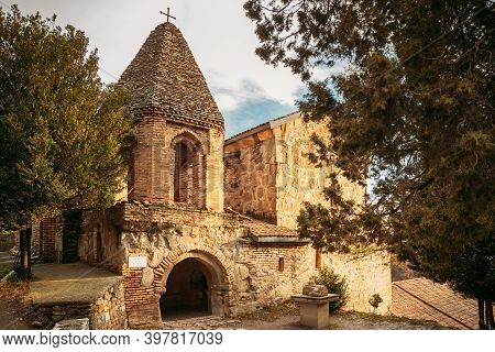 Mtskheta, Georgia. Church Of St John The Baptist In Shio-mgvime Monastery. Medieval Monastic Shiomgv