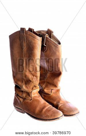 braun Lederstiefel