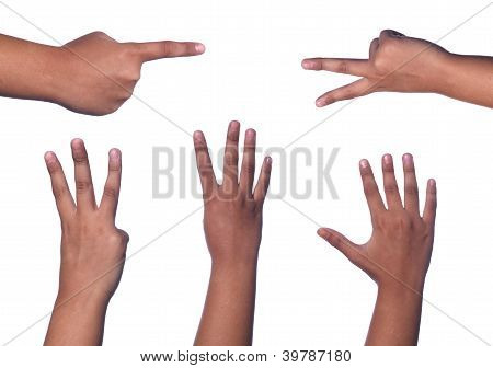 Satz von Hand zählen