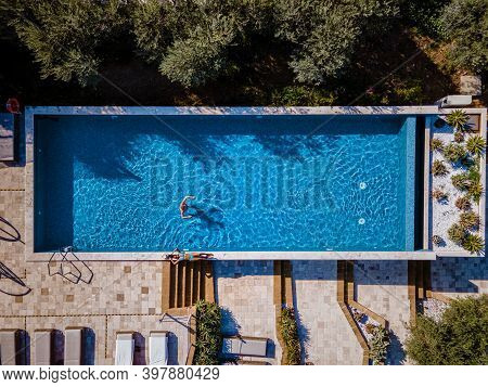 Luxury Resort With A View Over The Wine Field In Selinunte Sicily Italy. Infinity Pool With A View O