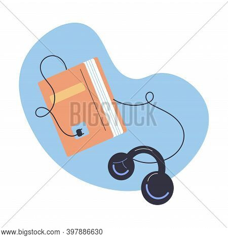 Headset For Listening Audiobooks Electronic Books In E-library