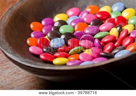Revestido de doces Chocolates