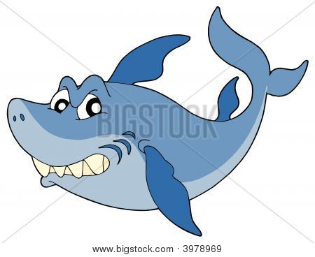 Requin souriant mignon