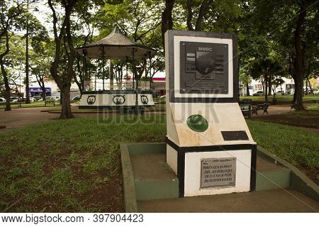 Jau / Sao Paulo / Brazil - 02 21 2020: Monument Of Constitutional Revolution Of Sao Paulo`s State Of