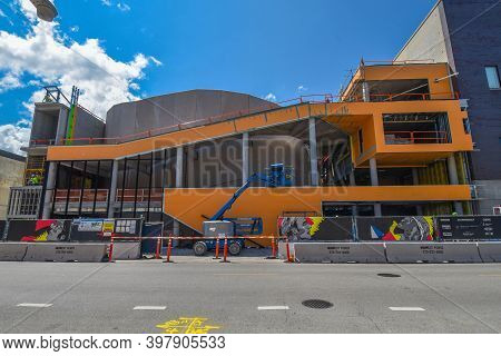 August 4th, 2020, Chicago, Il, Steppenwolf Theatre New Theater In The Round Expansion Annex Under A 
