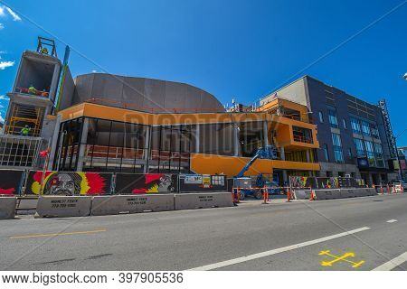 August 4th, 2020, Chicago, Il, Steppenwolf Theatre New Theater In The Round Expansion Annex Under A 