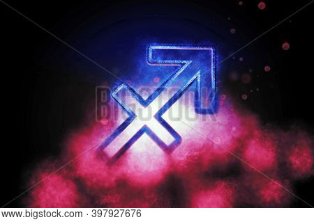 Sagittarius Zodiac Sign, Night Sky, horoscope Astrology Background, sagittarius Horoscope Symbol, Pi