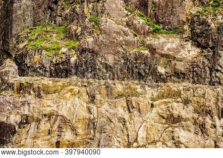 Allmannajuvet Mines Area Sauda. Norwegian National Tourist Scenic Route Ryfylke.