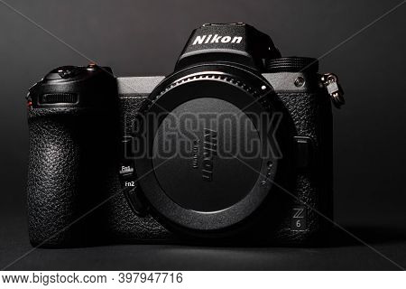 Cdolyna, Ukraine September 17, 2020: Z6 Camera, Display And Buttons, Rear View Of The Camera.