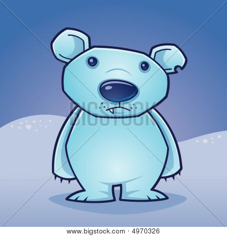 Cucciolo di orso polare carino
