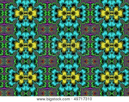 Abstraction geometric ornament