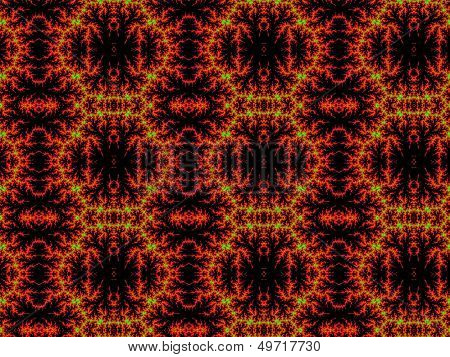 Abstraction geometric ornament