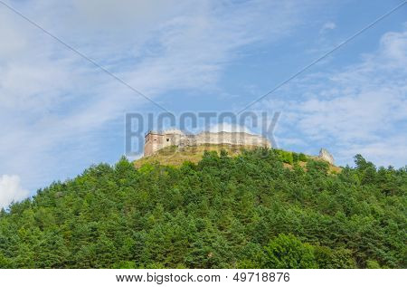 Kremenets (Krzemieniec), Ukraine - ruinerne af slottet