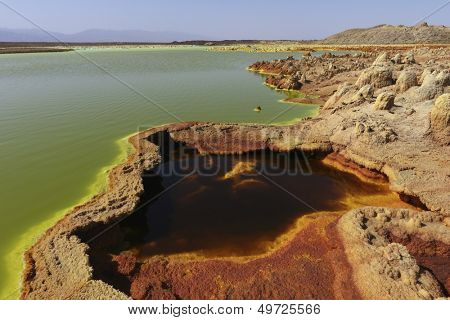 Dallol Volcano Danakil depression Ethiopia