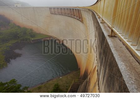 Elevated view of Pongolapoort dam South Africa