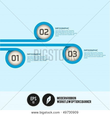 Modern Ribbon Workflow Options Banner