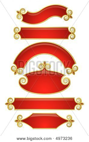 Rød-guld bannere 2