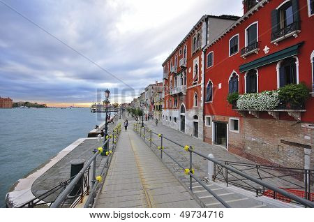 Sunset In Venice