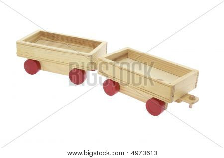 Carrelli in legno giocattolo
