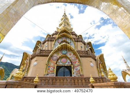 Thai Temple ,phasornkaew Temple  In Thailand