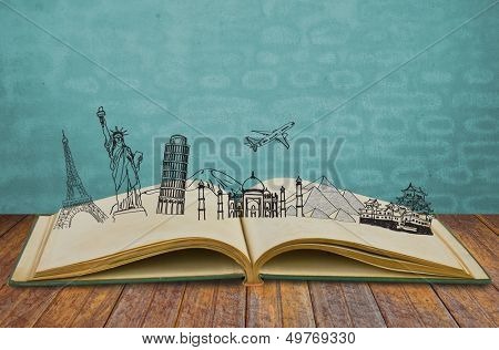 Book of travel (Japan,France,I taly,New York,India,egypt)