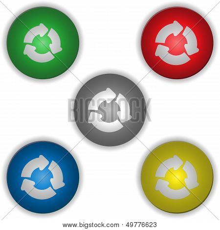Icon set - recycle