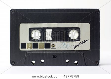 retro old audio cassette