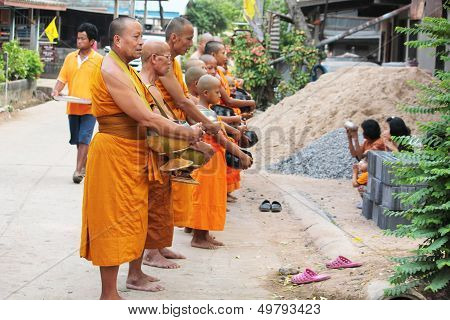The Merit To The Monks