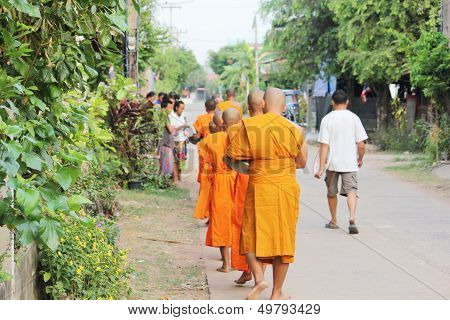 The Merit To The Monks