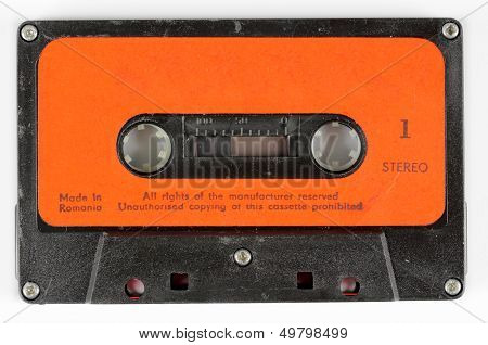 an old audio cassette