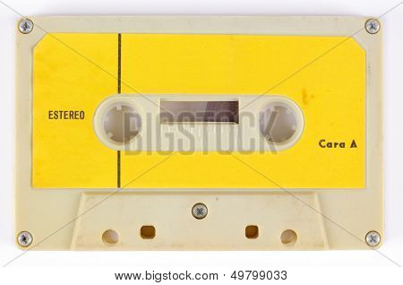 an old audio cassette