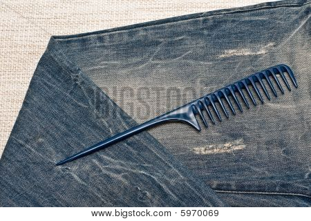 Pente sobre o Jeans