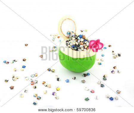 Artificial Coconut And Paper Stars