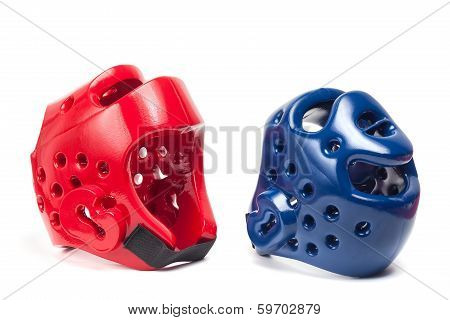 Taekwondo Head Guard Isolated