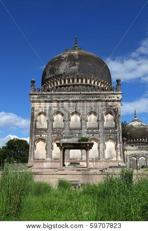 Historic Quli Qutbshahi tombs in Hyderabad, India