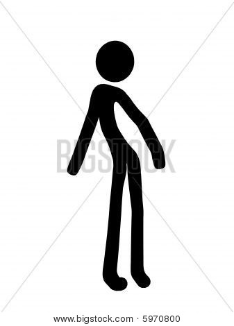 Stickman illustrazione Silhouette