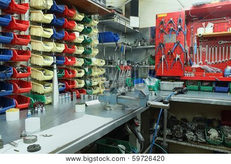 The images of boxes for small ironware