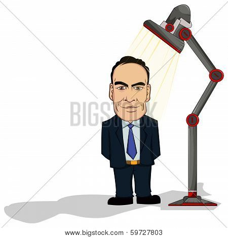 Caricature Max Keiser
