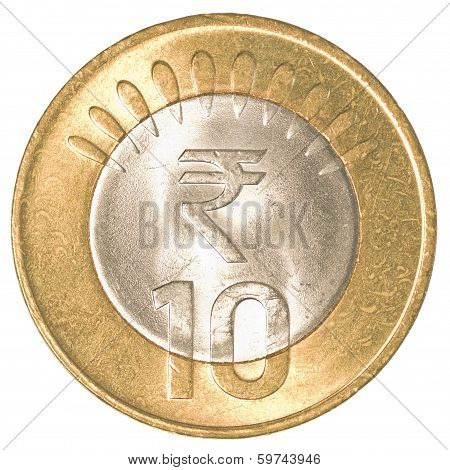 10 Indian Rupees Coin