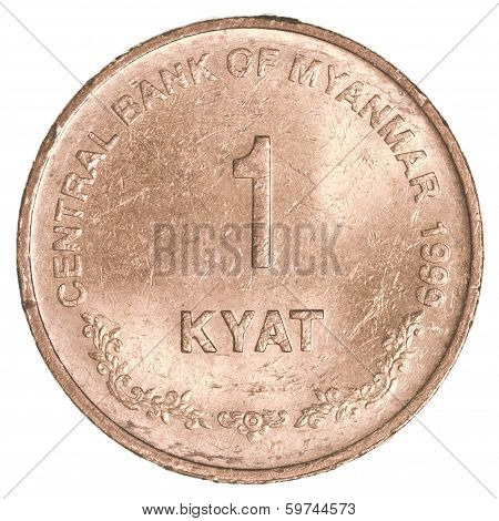 1 Burmese (myanmar) Kyat Coin
