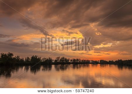 Sunrise On The Lake