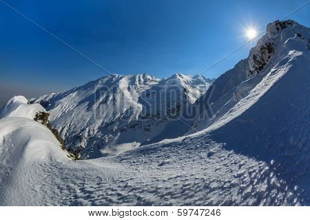 Negoiu Peak In Winter