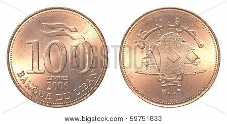 100 Lebanese Pound Coin