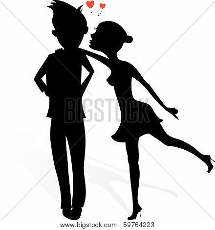 Kiss Silhouette