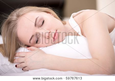 Girl In Bed
