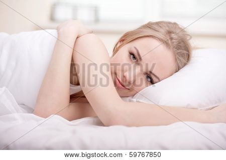 Girl In Bed