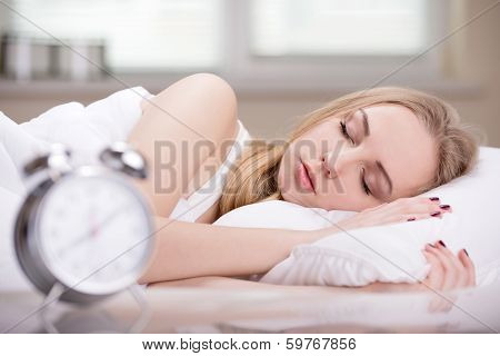 Girl In Bed