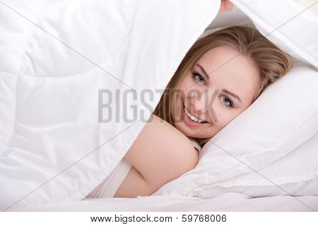 Girl In Bed