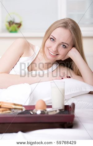 Girl In Bed
